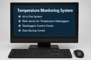 Customized Temperature Monitoring System with Data Security